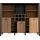 Forte Highboard 139,4 x 40,2 x 117,1 cm Schwarz