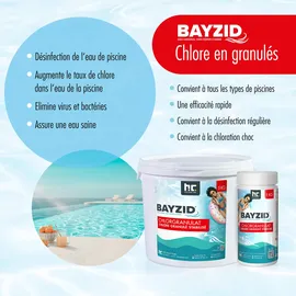 BAYZID® Chlorgranulat für Pools 5 kg