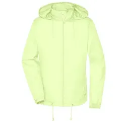 Damen Basic Windbreaker JN1131, hellgelb, Größe M - hellgelb - M