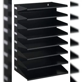 Durable Sortierstation schwarz mit 8 Fächern