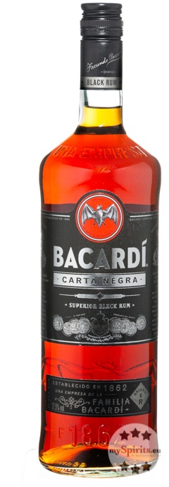 Bacardi Carta Negra Superior Black Rum 1l