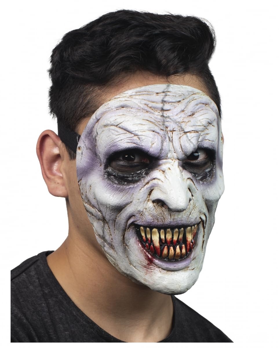 Horror-Shop Blutiger Vampir Maske aus Latex