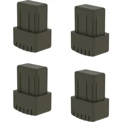 Günzburger Steigtechnik 4x Innenschuh für Stahl-Holz-Tritte - 019267