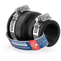 Crassus Cr Adapterkupplung CAC 0501, bis 0,6 bar (40-50mm auf 24-32mm), TPE / V2A