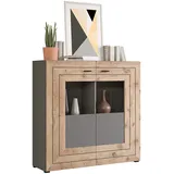 xonox.home Highboard Freno 120 x 117 x 37 cm Grau