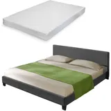 Corium Polsterbett Skagen mit Kaltschaummatratze 140x200cm Bett, Lodz (140 x 200 cm, Schlafzimmer, Betten, Polsterbetten