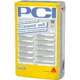 PCI Carrament Mittelbett- und Ansetzmörtel für Natursteinbeläge weiß 25 kg