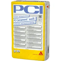 PCI Carrament Mittelbett- und Ansetzmörtel für Natursteinbeläge weiß 25 kg