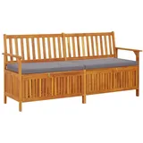 vidaXL Truhenbank 170 x 84 x 63 cm Braun