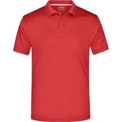 Herrenpolo upgrade®-Silver - Farbe rot - Größe XXL