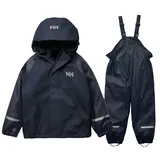 HELLY HANSEN Kinder Unisex K Bergen Fleece Pu Rainset 2.0, Marineblau, 3