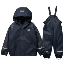 HELLY HANSEN Kinder Unisex K Bergen Fleece Pu Rainset 2.0, Marineblau, 3