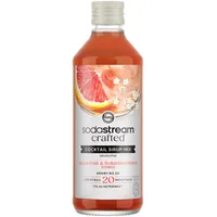 SodaStream Crafted Mixers Cocktail Sirup Grapefruit & Holunderblüte | Alkoholfrei | Zitrusfrisch & blumig | Für Cocktails & Mocktails | Ergibt ca. 20 Getränke | 330 ml