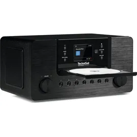 TechniSat DIGITRADIO 570 CD IR – Stereo DAB+ Internetradio (CD-Player, WLAN, UKW, Bluetooth-Audiostreaming, Spotify, USB, Wecker, Wifi Streaming, AUXin, Equalizer, Fernbedienung, 2 x 5 Watt) schwarz