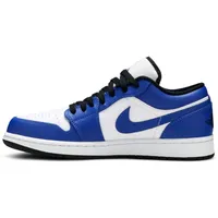 Jordan Nike Herren Air Jordan 1 Low Basketballschuh, White Hyper Royal Black, 43 EU - 43 EU