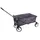 Mendler Bollerwagen HWC-E38 grau Hecktasche grau