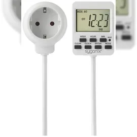 Sygonix SY-5178380 Zeitschaltuhr digital Wochenprogramm 3500 W Countdown-Funktion, Dauerbetrieb, Programmierfunktion,