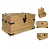 vidaXL Truhe Mexiko-Stil Kiefernholz 91x49,5x47 cm