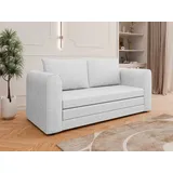 Homesy Schlafsofa Arelis – Moderne 2-Sitzer Sofa mit Bettfunktion, Bestseller, Platzsparendes Sofa mit Gästebettfunktion grau