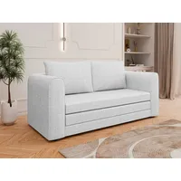 Homesy Schlafsofa Arelis – Moderne 2-Sitzer Sofa mit Bettfunktion, Bestseller, Platzsparendes Sofa mit Gästebettfunktion grau