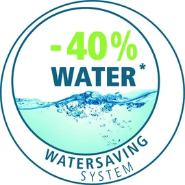 Wenko Duschkopf Watersaving Schwarz matt