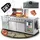 flammenwerk Outdoor Küche Gasgrill Edelstahl 6 Brenner weiß