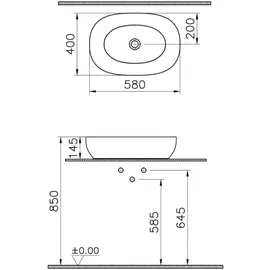 Vitra Options Aufsatzschale oval 59 x 40,5 cm (5995B483-0016)