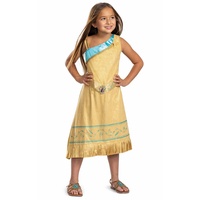 DISGUISE Disney Offizielles Pocahontas Kostüm Kinder, Indianerin Kostüm Für Mädchen, Größe S