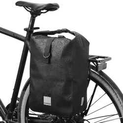 Multifunktionale Radfahren Fahrrad Fahrrad Hinten Sitz Trunk Bag Große Kapazität Outdoor Sport Tasche Rack schwarz