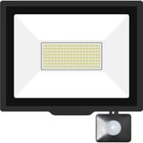 Willpower 100W 10000LM LED Strahler Außen mit Bewegungsmelder LED Scheinwerfer 6000K Kaltweiß IP66 Wasserdicht LED Außenstrahler Fluter Flutlicht für Garage Flur Garten Innenhöfe Hotel Sportplatz