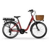 MBM Elektro-Citybike RHEA 24 Zoll, red