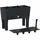 vidaXL Hochbeet 60 x 25 x 46 cm Anthrazit