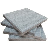 Silenti Akustikpaneel  (Hellgrau, 4 Stk., 50 x 50 x 5 cm, 100 % Polyester)