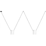 LEDS-C4 Pendelleuchte ATTIC DOUBLE RECTANGULAR SHAPE E27 15W weiß