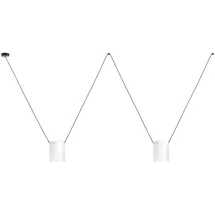 LEDS-C4 Pendelleuchte ATTIC DOUBLE RECTANGULAR SHAPE E27 15W weiß