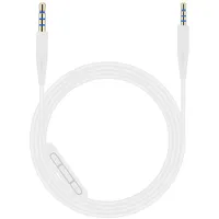 Toxaoii Ersatz-QC45-Kabel, Kopfhörerkabel, AUX-Kabel, Draht, kompatibel mit Bose Quietcomfort 35 QC25 QC35 QC45 OE2i Soundlink SoundTrue NC700 Kopfhörer (weiß mit Mikrofon)