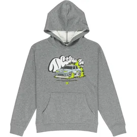 DC Shoes Kapuzensweatshirt DC SHOES "Tire Fire", Jungen, Gr. 10(140-148cm), grau (dunkelgrau heather), 55% Baumwolle, 25% Baumwolle, 20% Polyester, Sweatshirts