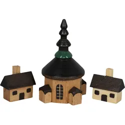 HGD Kirche + Häuser-Set