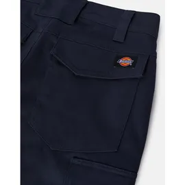 Dickies Arbeitshose "Dickies Workwear Shorts LEAD IN FLEX SHORTS", Mädchen, Gr. 30, Normalgrößen, blau (navy), 97% Baumwolle, 3% Elasthan, Hosen Arbeitshose