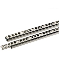 SO-TECH® Auszug Teilauszug H: 17 mm / L: 246 mm (2 St), Schubladenschienen Teilauszug Rollen Kugelführung