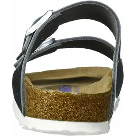 Birkenstock Arizona Weichbettung Naturleder schmal metallic silver 41