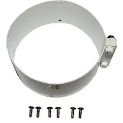 Wolf Schelle DN96 für Luftrohr 2600415 Breite 44mm, weiß