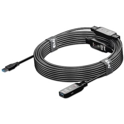 Club 3D USB 3.2 Gen1 aktives Kabel 15m St./B. 28AWG schwarz