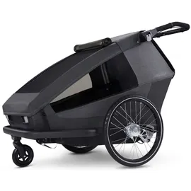 Croozer Kid Yuuna Kinderanhänger schwarz 2025