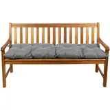 Gutekissen® Bankauflage Stuhlkissen Hollywoodschaukel Garten LS (170x60, Grau)