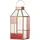 Bloomingville Laterne Drew Glas Pink/Rosa