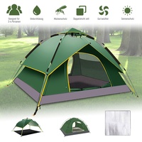 FREETOO Doppelschicht Pop-Up Zelt bis 4 Personen Automatisch Zelt Camping