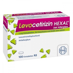 Levocetirizin HEXAL bei Allergien 5 mg Filmtabletten