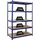 Proregal Schwerlastregal Taurus HxBxT 180 x 120 x 60 cm Fachlast 175 kg Blau Metall, Rechteckig, 120x180x60 Freizeit, Heimwerken, Werkstatt, Schwerlastregale