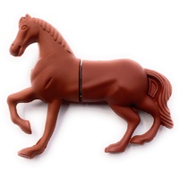 H-Customs Pferd in Braun Reiten Tier USB Stick 32 GB USB 3.0